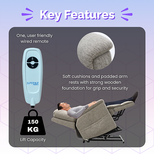 Zero Gravity Tilt + Lift Assist Chair(Only $80 per week rental)